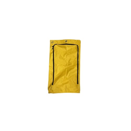 Better Brush Zippered Replacement Bag for Janitor Cart, Yellow